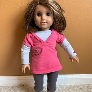 American girl doll with accessories